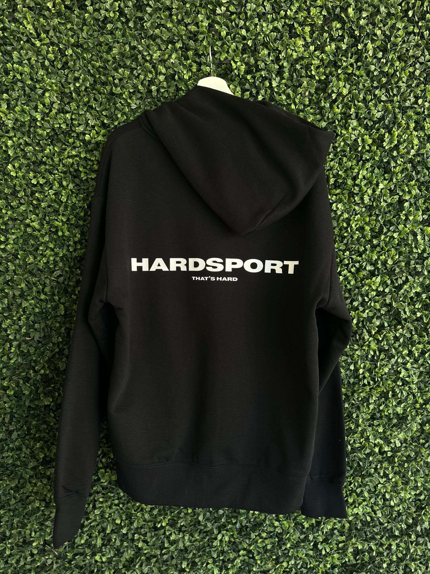 HardSport Athlete Heavyweight Double Zip Hoodie // Black