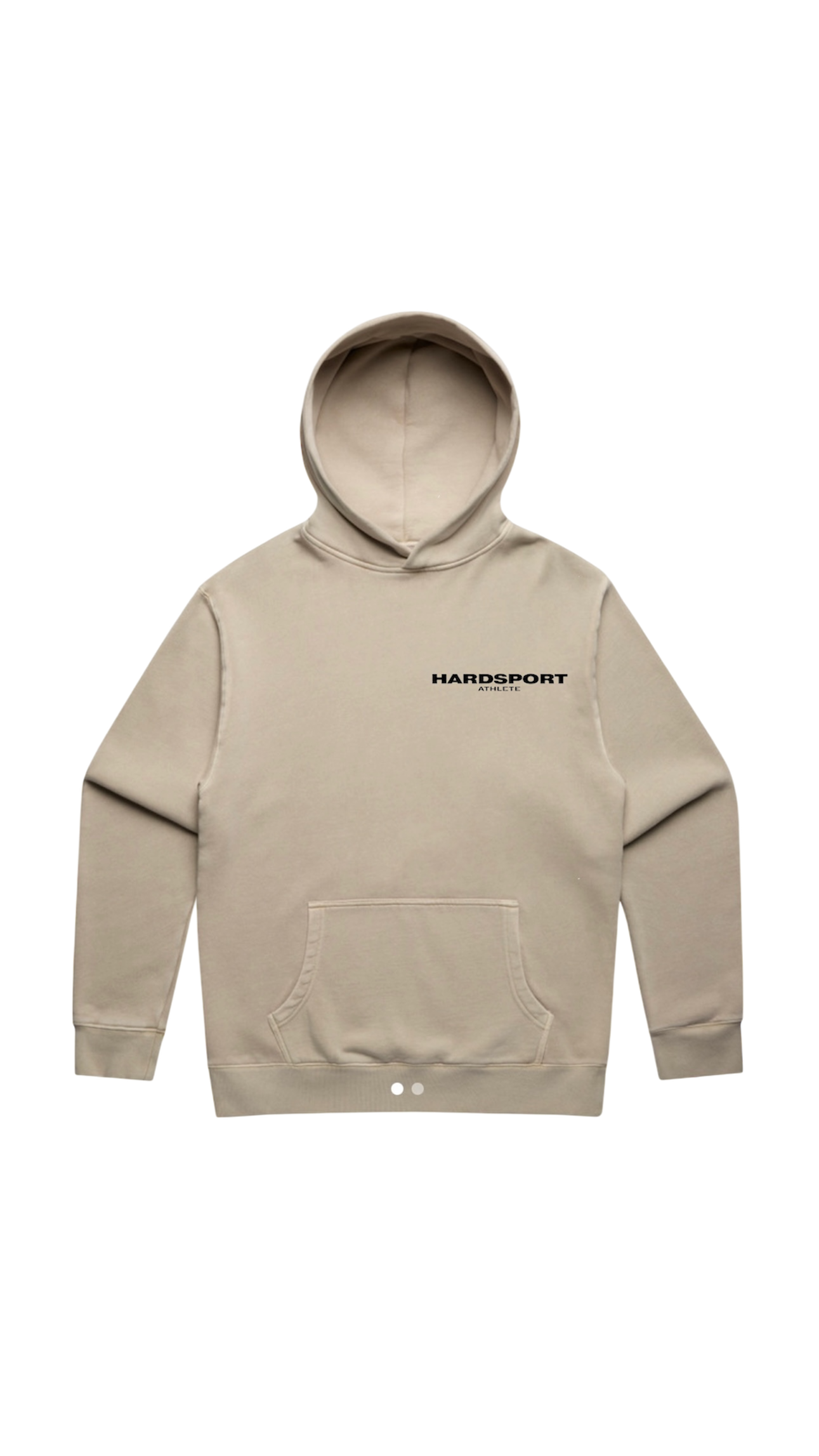 Hardsport Athlete Hooded Sweatshirt // Faded Taupe