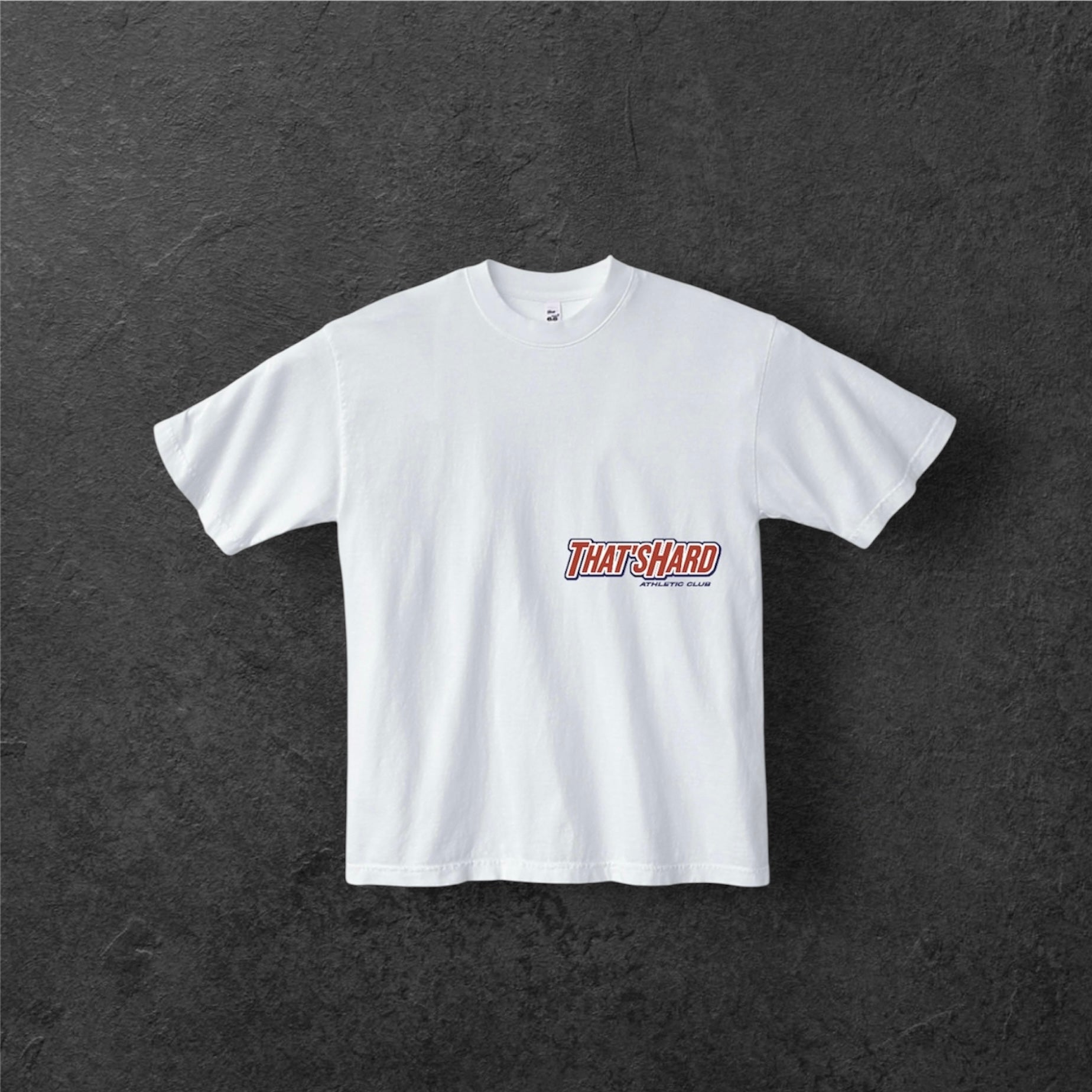 That’s Hard Athletic Club Tee // White