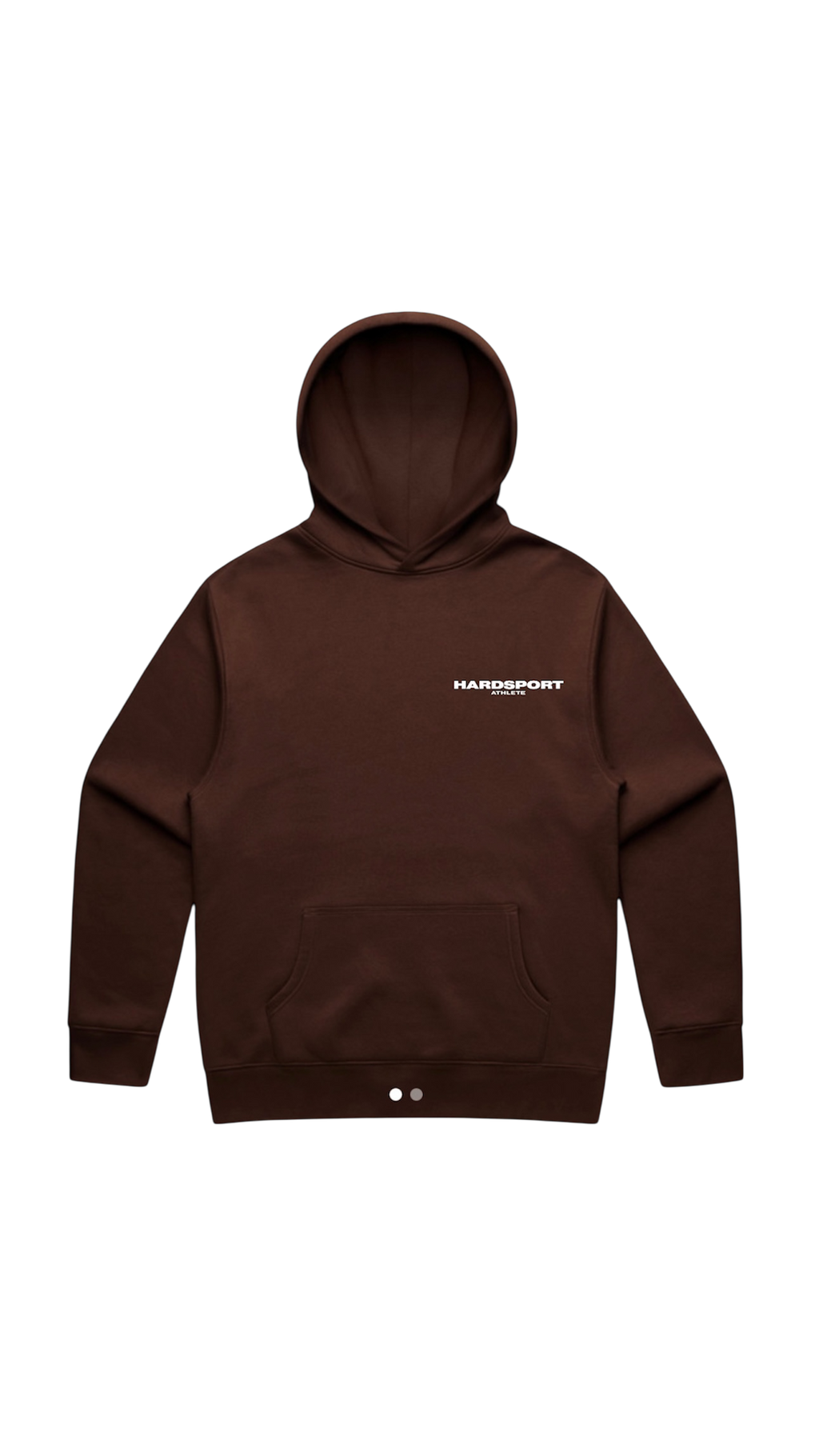 Hardsport Athlete Hooded Sweatshirt // Chocolate