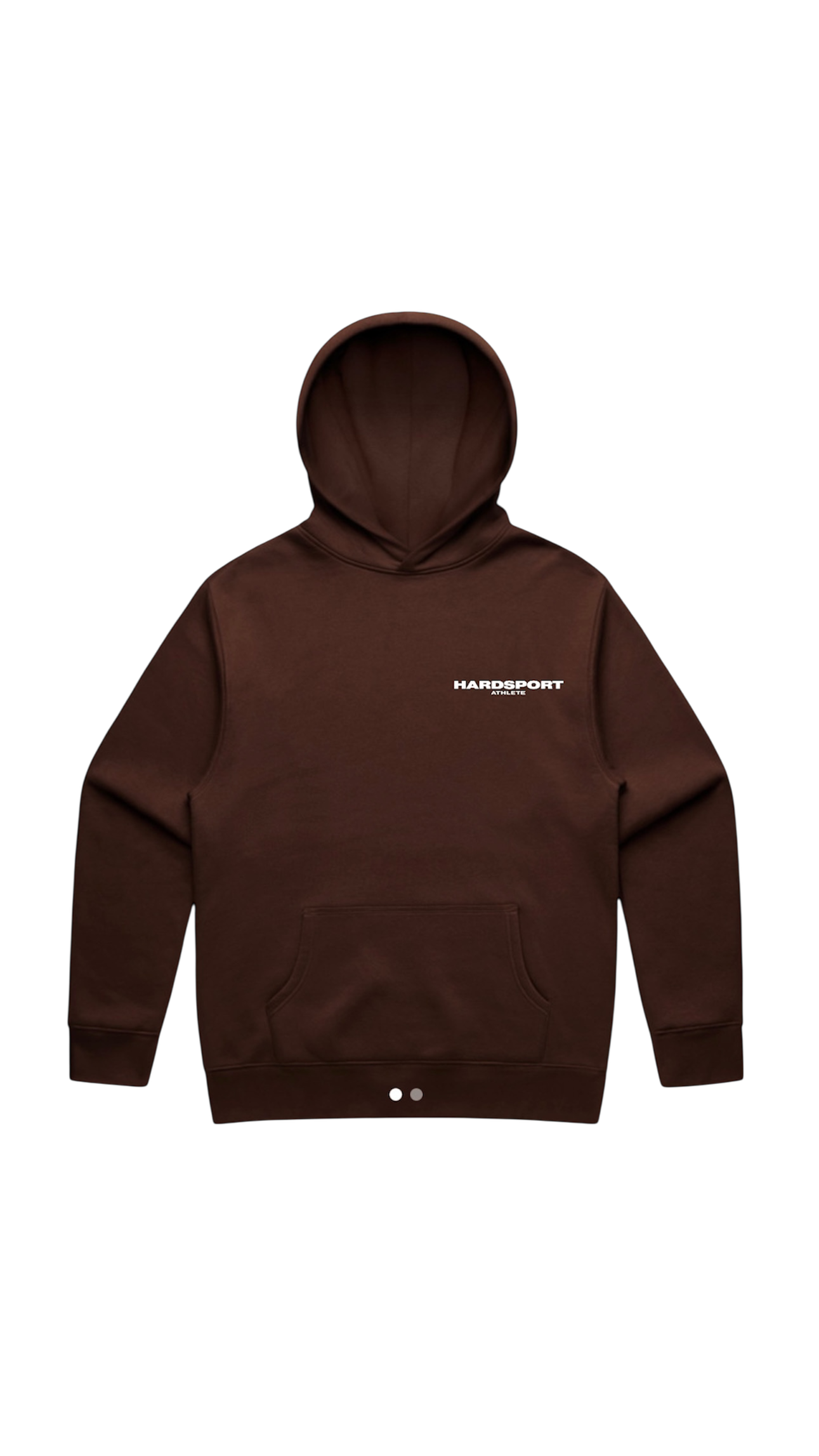 Hardsport Athlete Hooded Sweatshirt // Chocolate