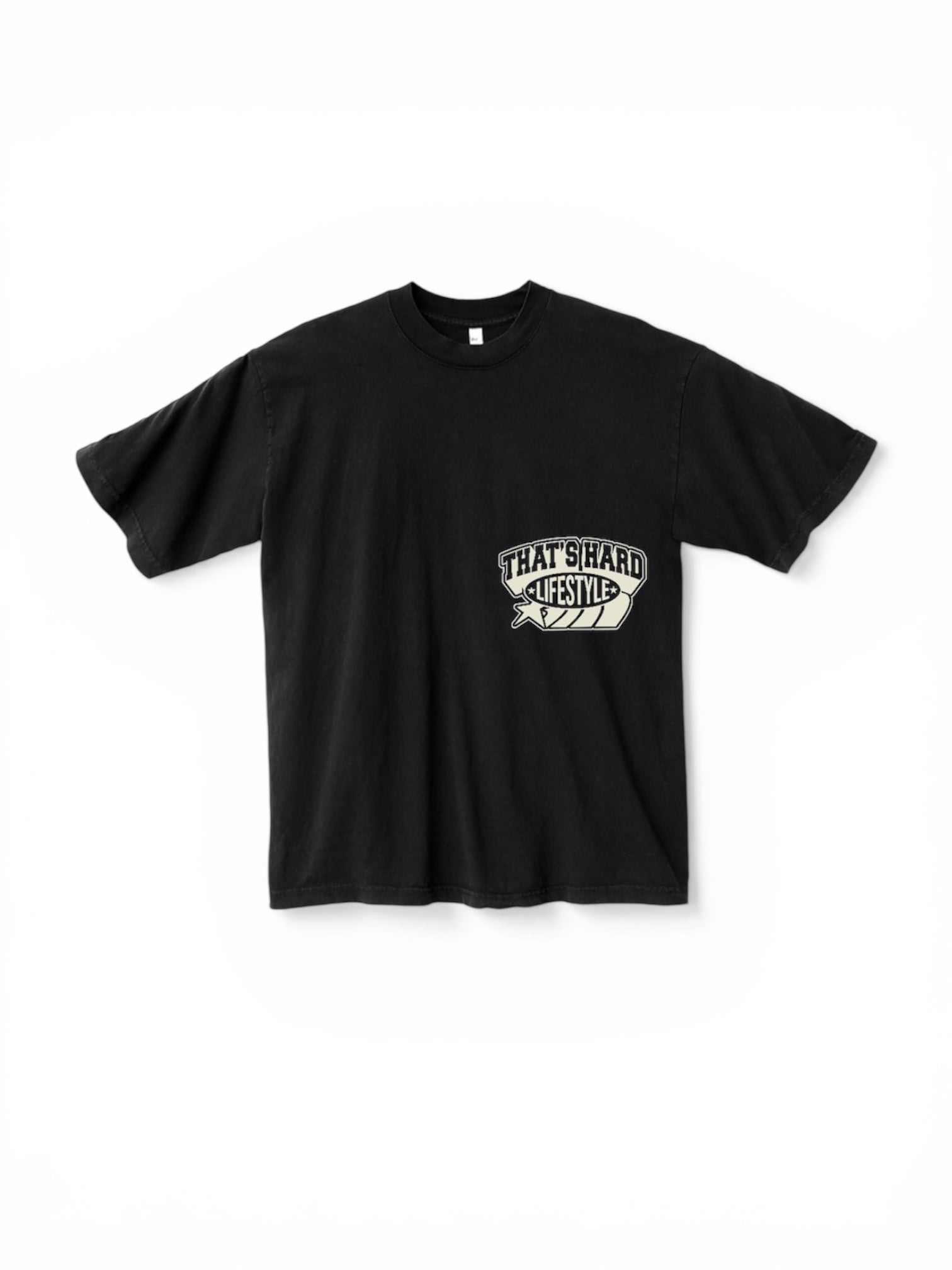 That’s Hard Collegiate Lifestyle Perfect Tee // Black