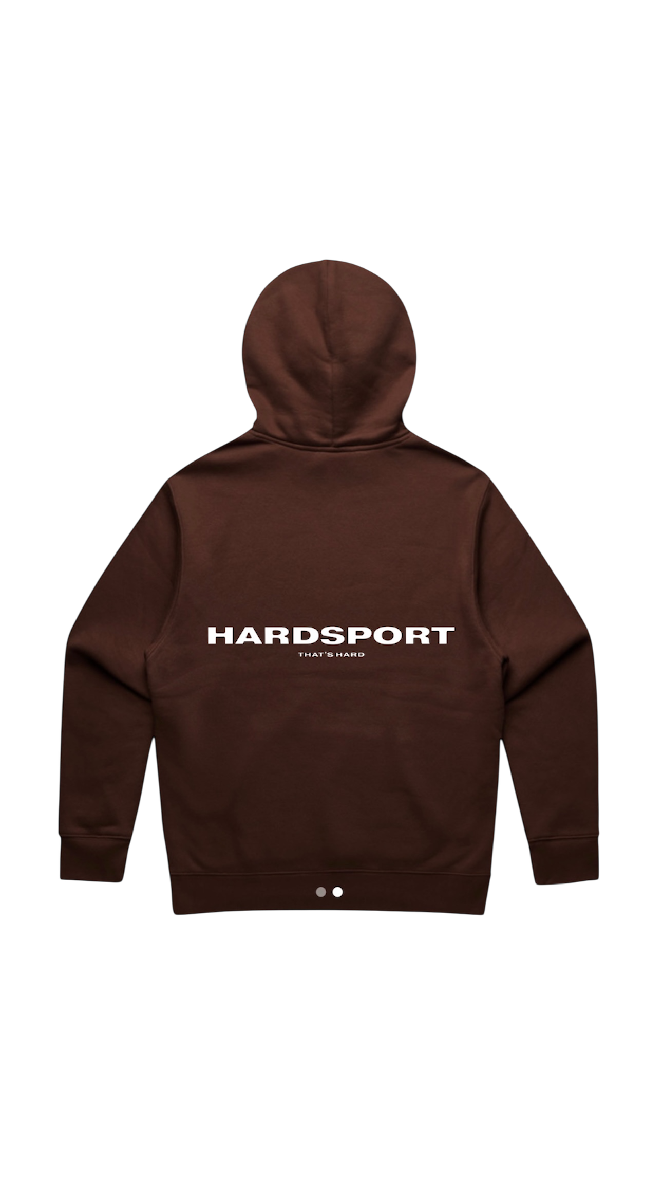 Hardsport Athlete Hooded Sweatshirt // Chocolate