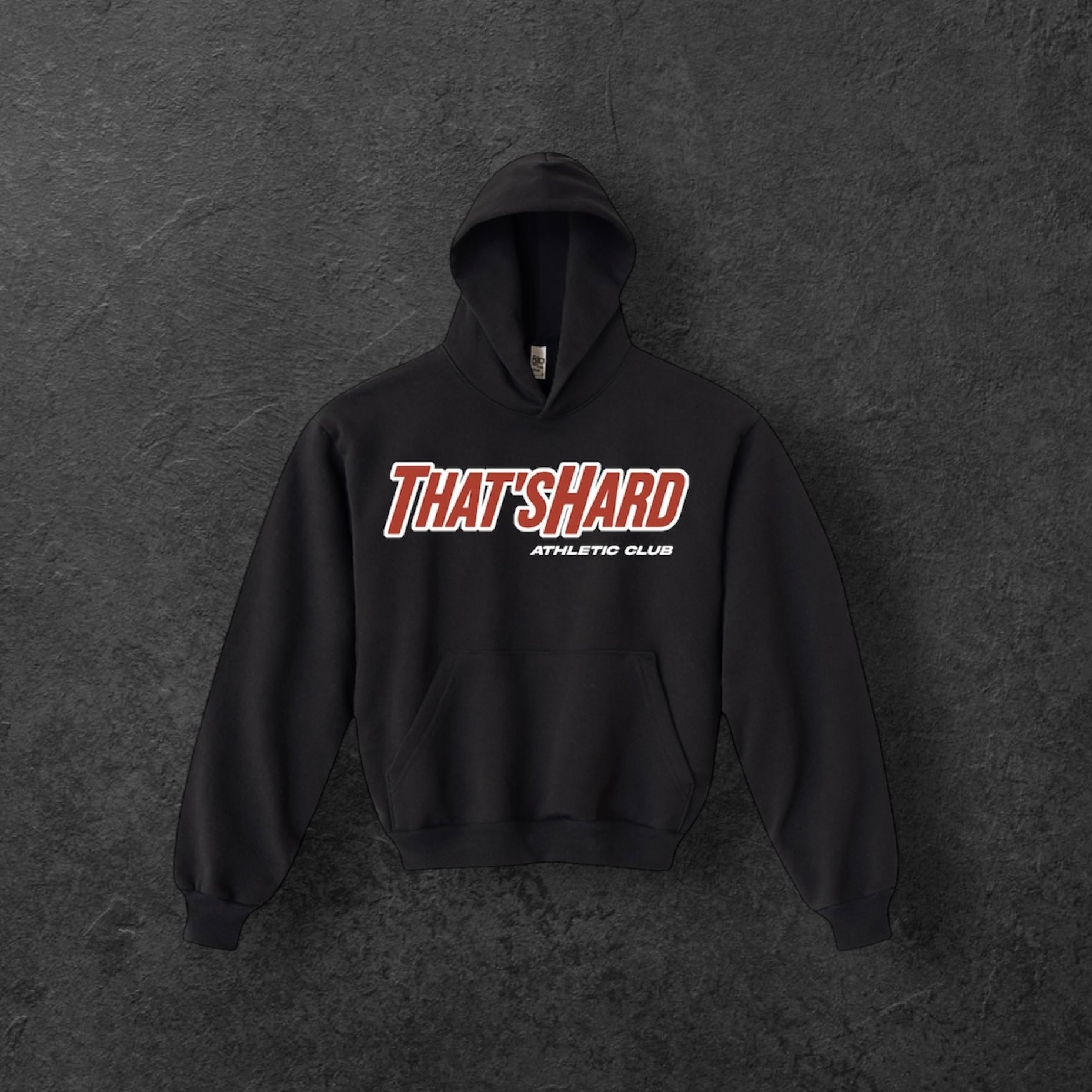 That’s Hard Athletic Club Hoodie // Black
