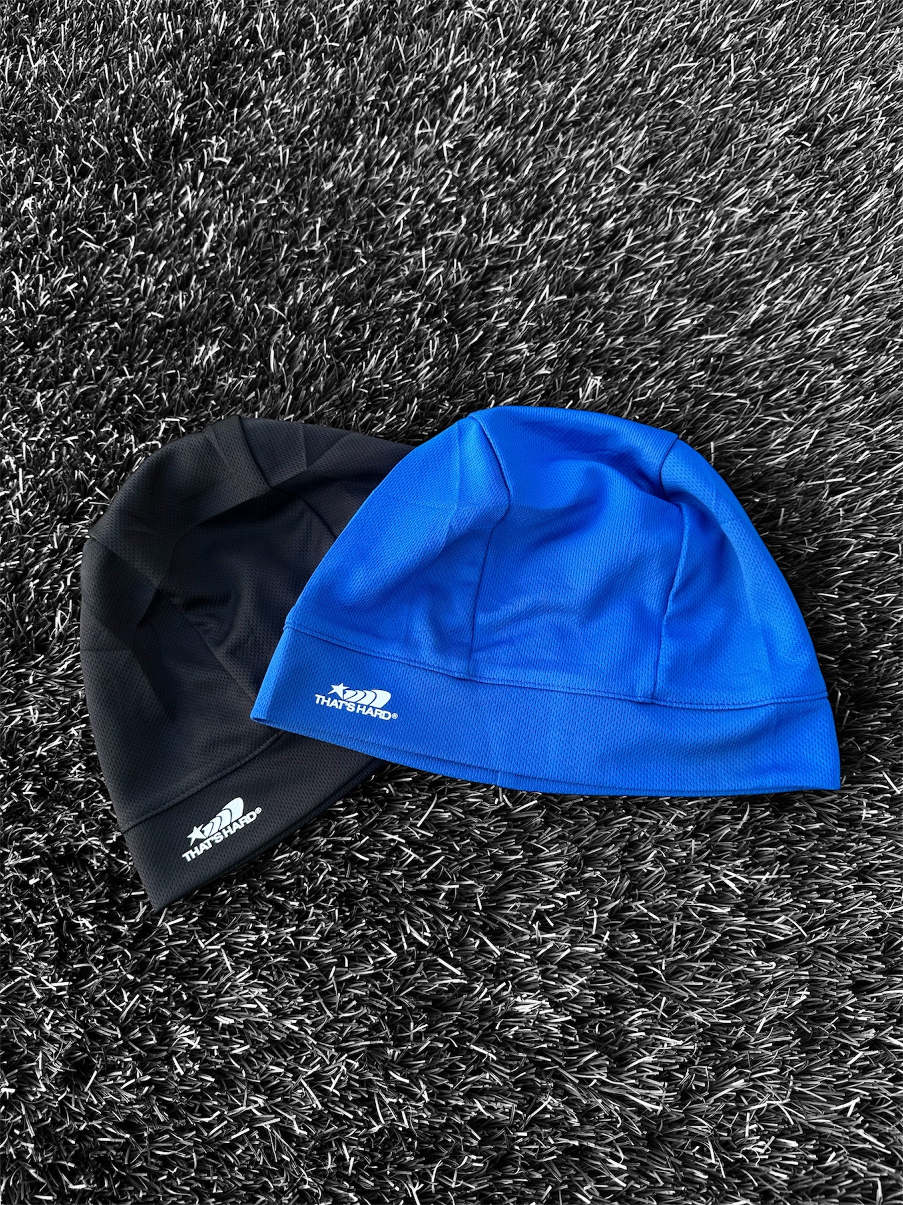 2Pk OneSize That’s Hard Skull Cap // Royal Blue & Black