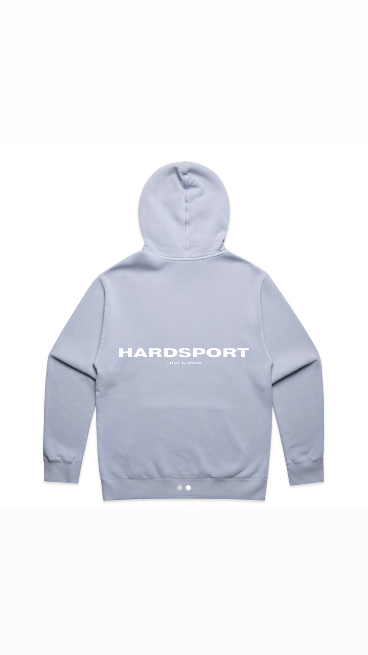 Hardsport Athlete Hooded Sweatshirt // Faded Baby Blue