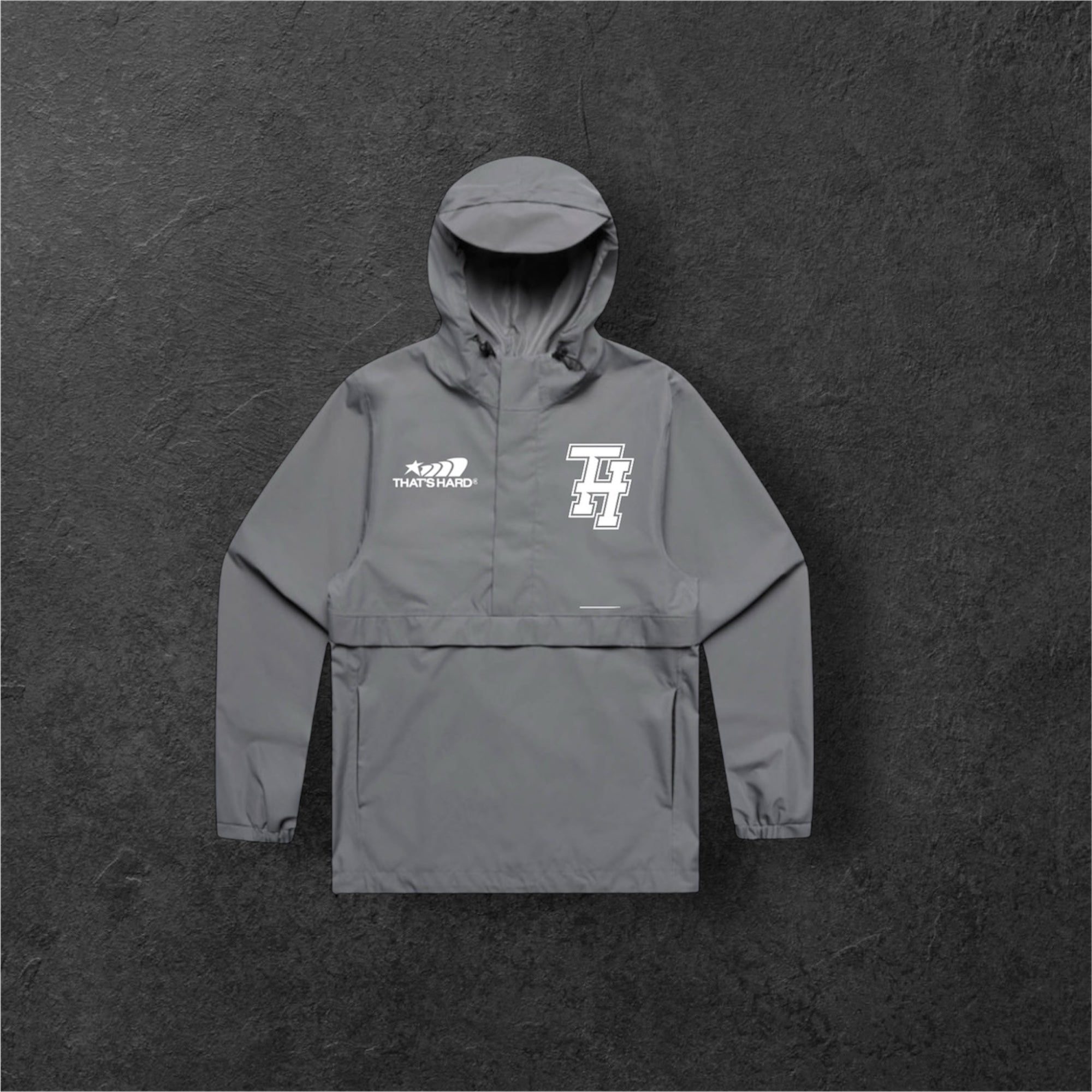 That’s Hard Tech Windbreaker // Charcoal