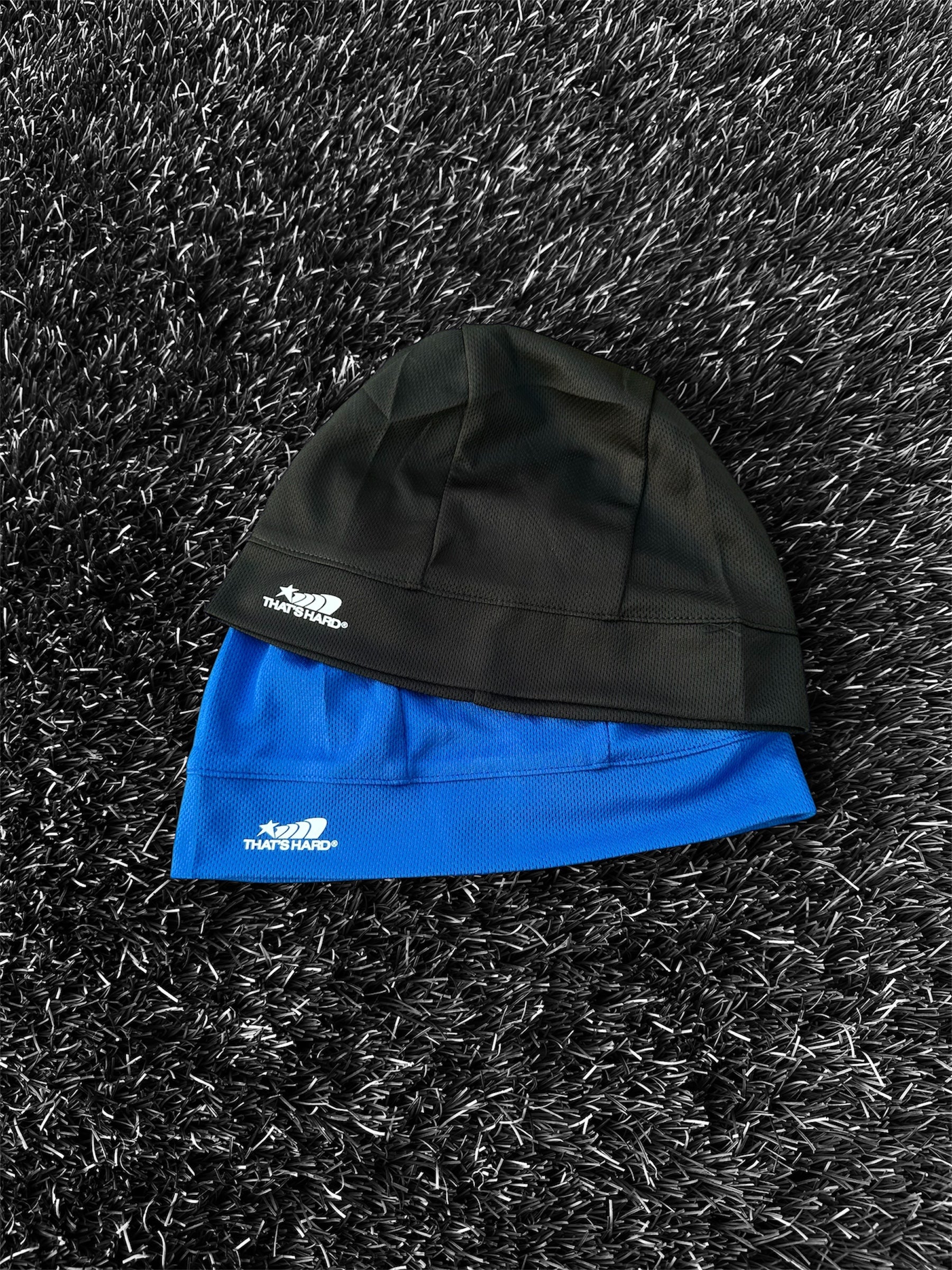 2Pk OneSize That’s Hard Skull Cap // Royal Blue & Black