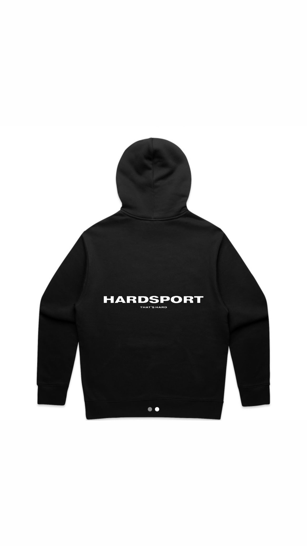 Hardsport Athlete Hooded Sweatshirt // Black