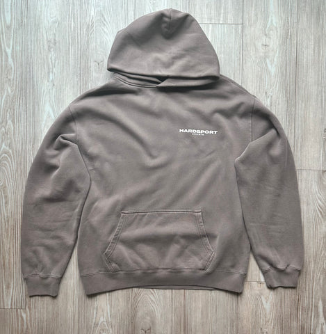 HardSport Athlete Heavyweight Hoodie // Faded Grey