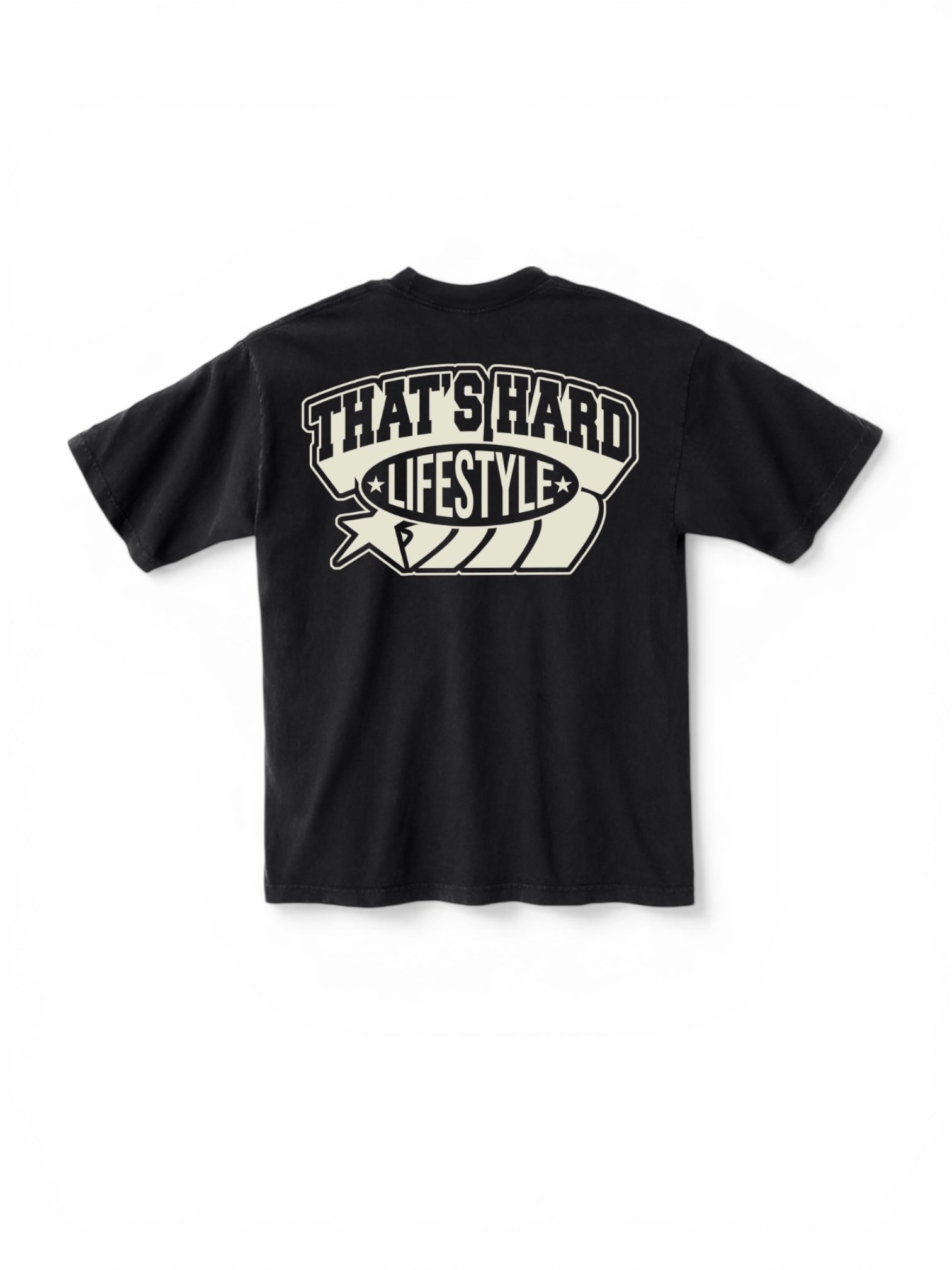 That’s Hard Collegiate Lifestyle Perfect Tee // Black