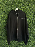 HardSport Athlete Heavyweight Double Zip Hoodie // Black