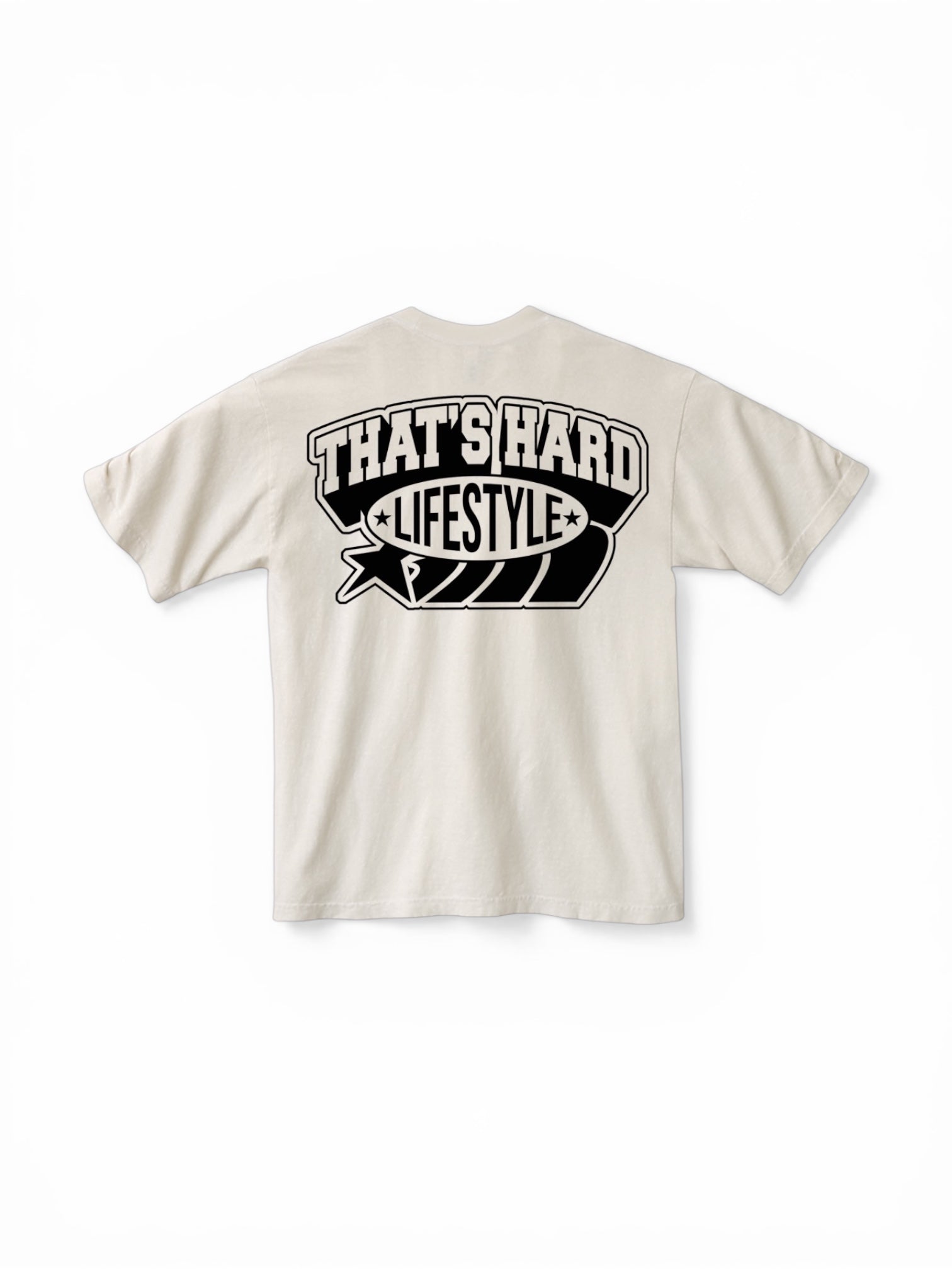 That’s Hard Collegiate Lifestyle Perfect Tee // Cream