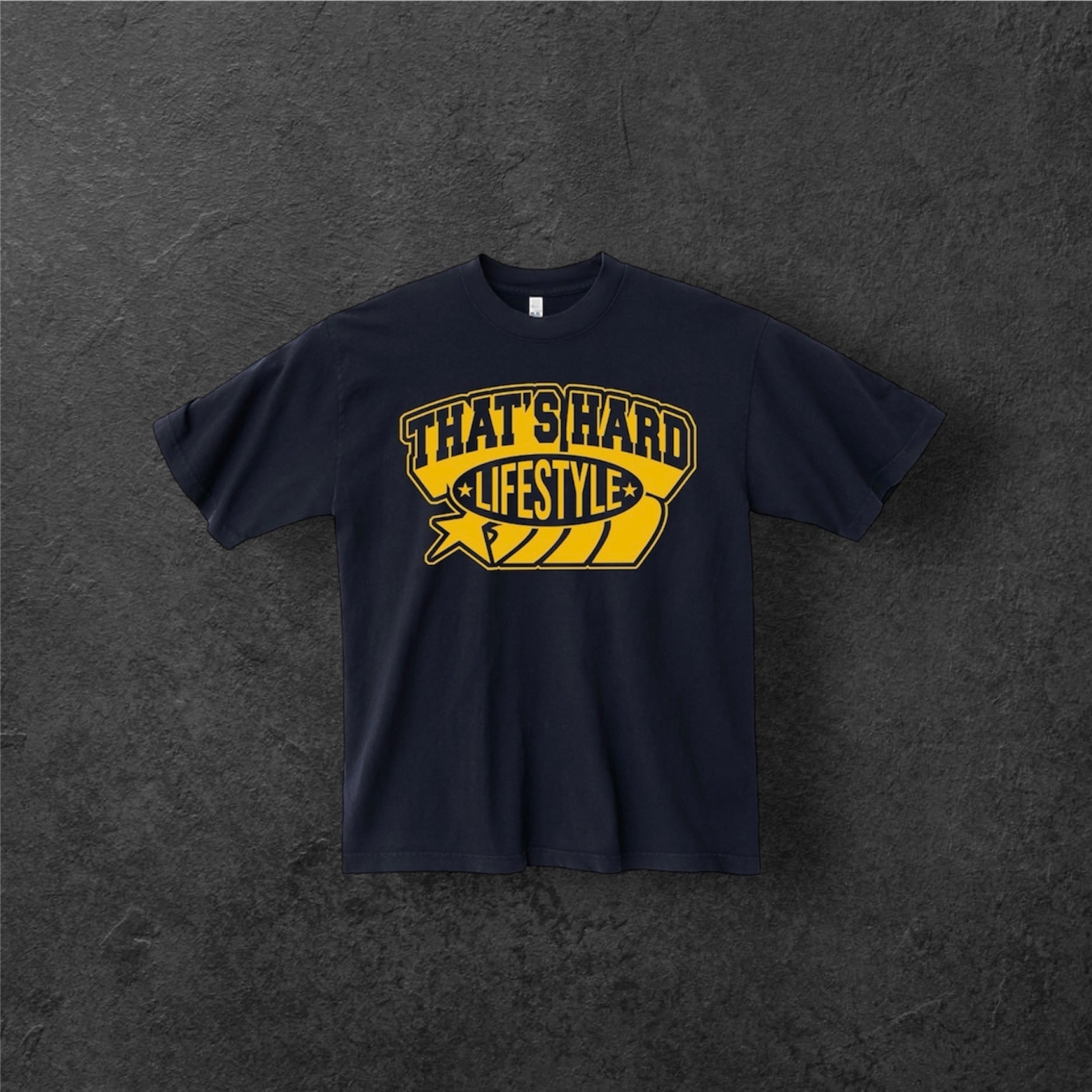 That’s Hard Collegiate Lifestyle Tee // Navy