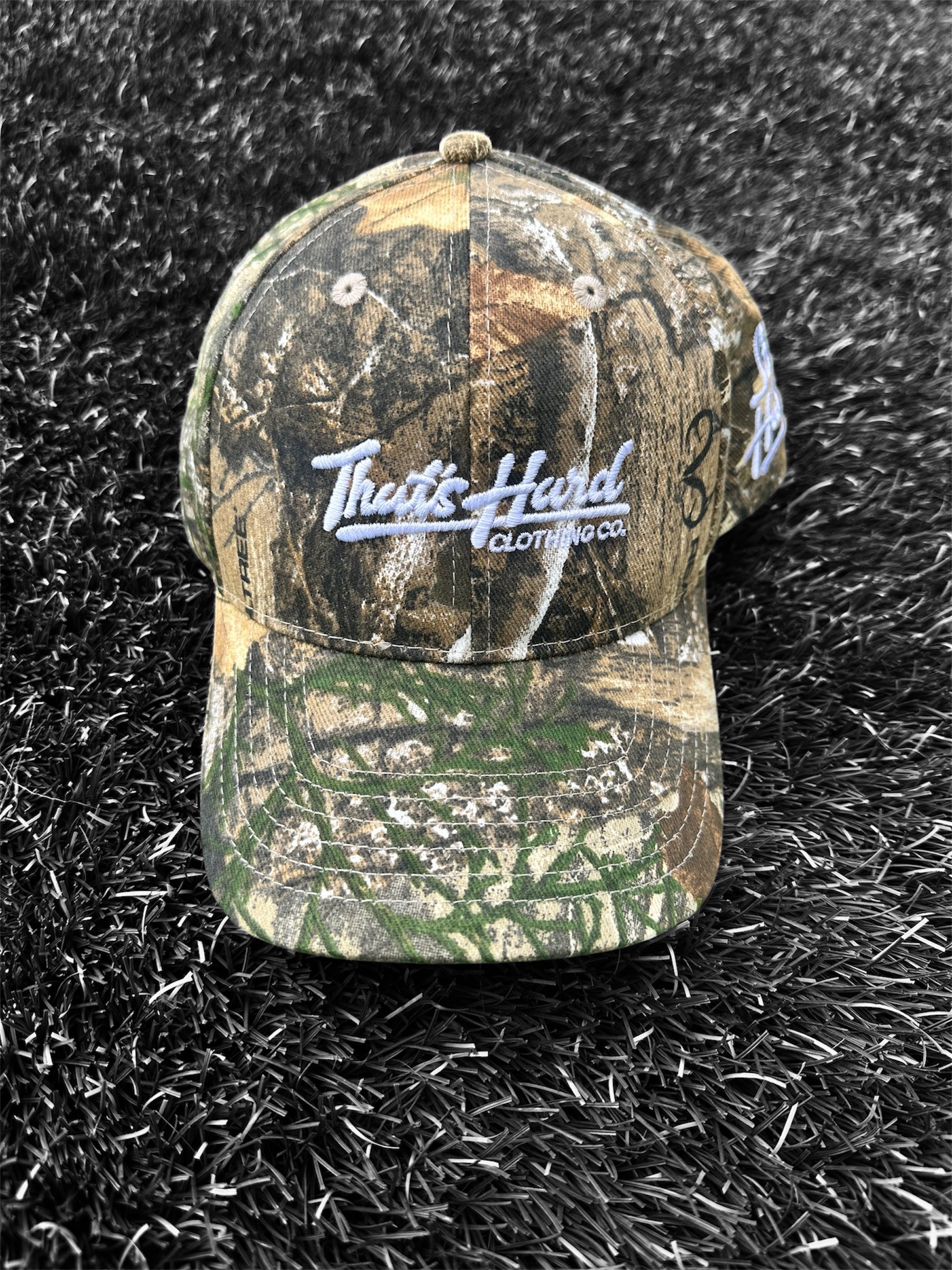 That’s Hard Scripture ‘Realtree’ Camo Hat