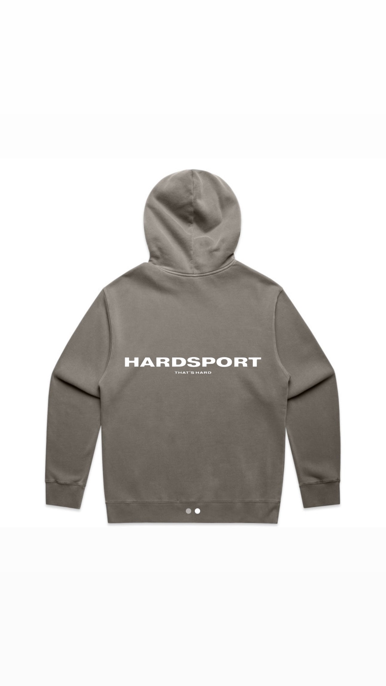 Hardsport Athlete Hooded Sweatshirt // Faded Grey