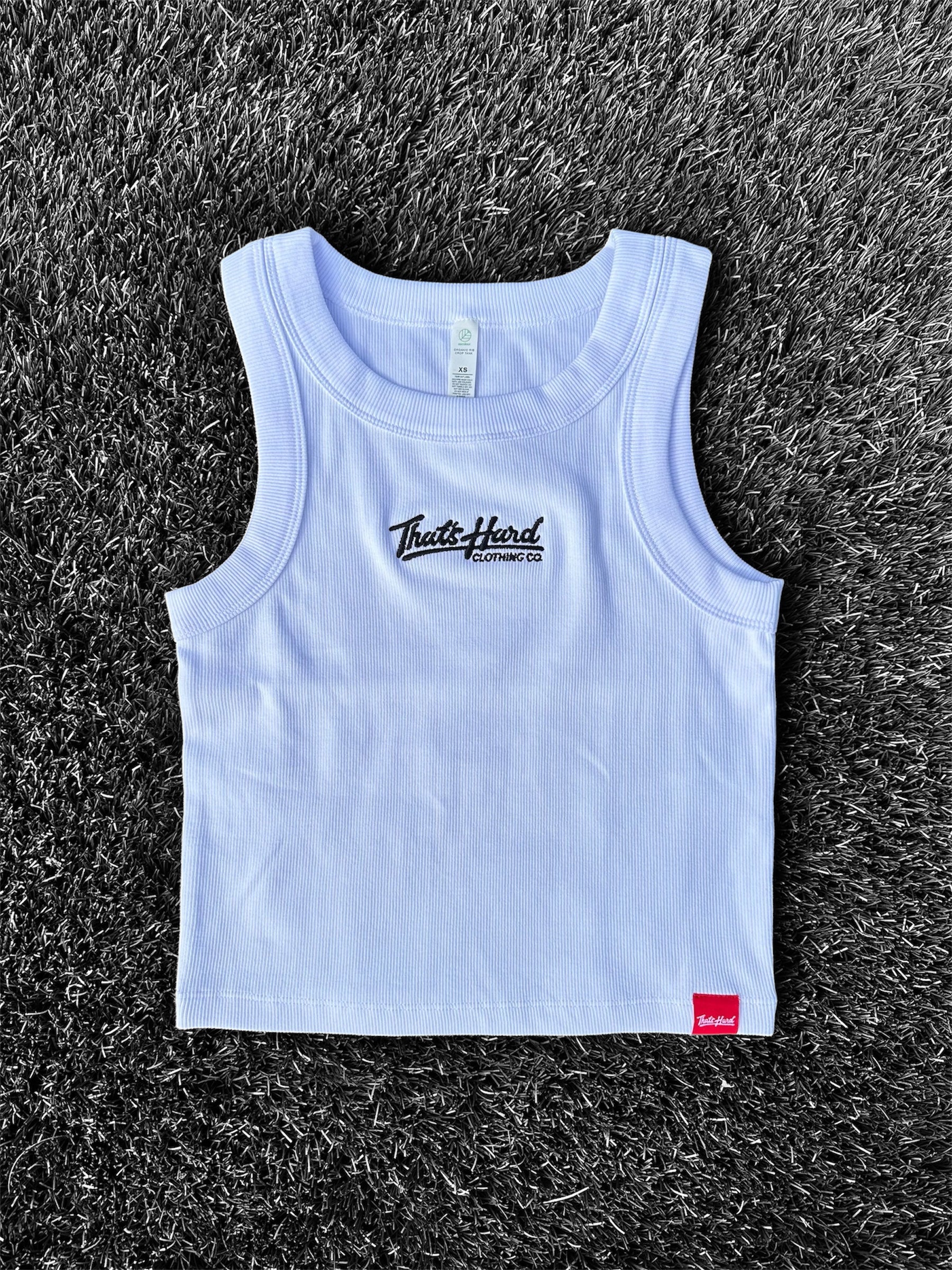 Women’s Staple That’s Hard White Tank-top