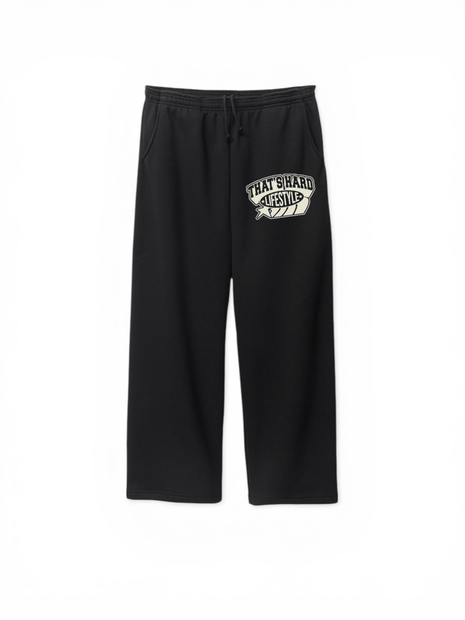 That’s Hard Collegiate Lifestyle Sweatpants // Black