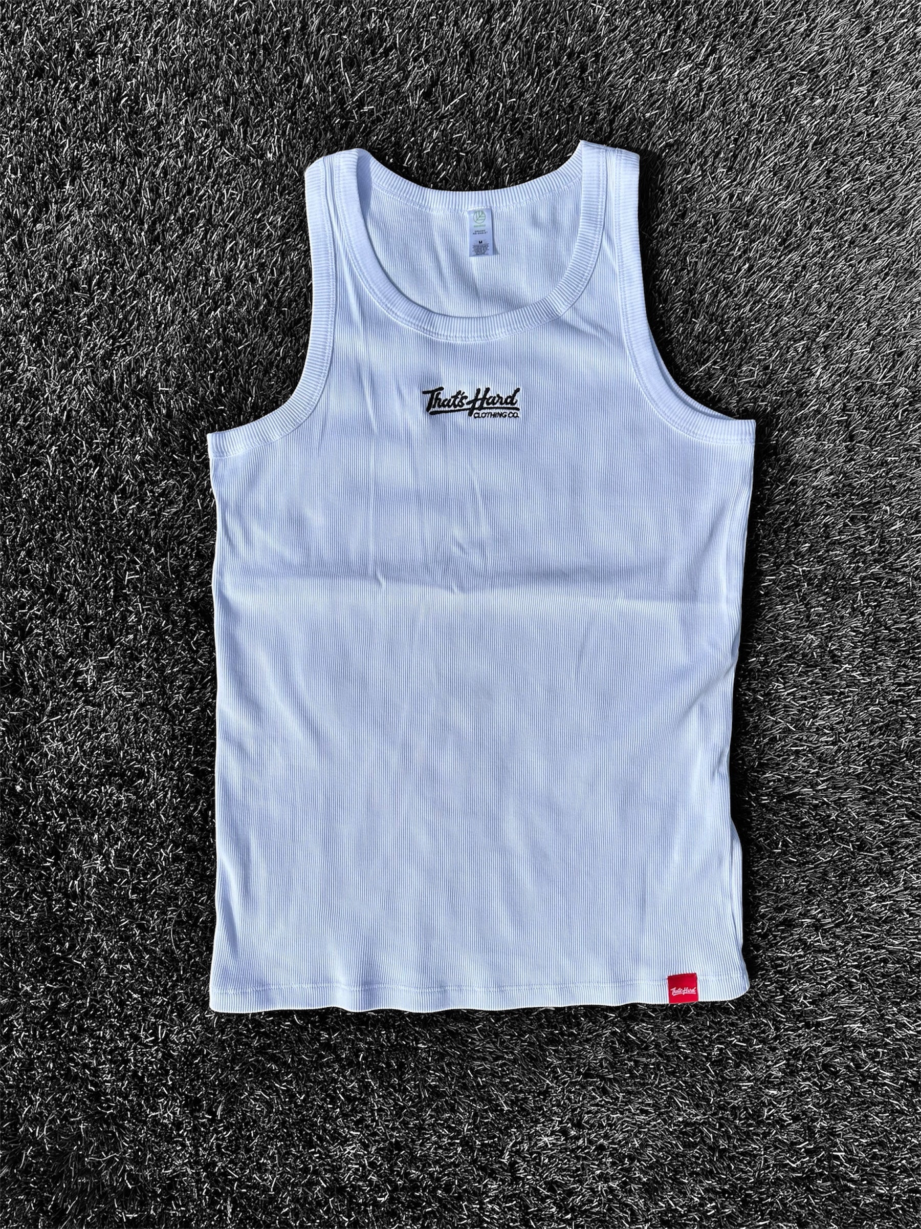 Staple That’s Hard White Tank-top