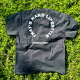 That's Hard Family Ties Heavyweight T-Shirt // Faded Black