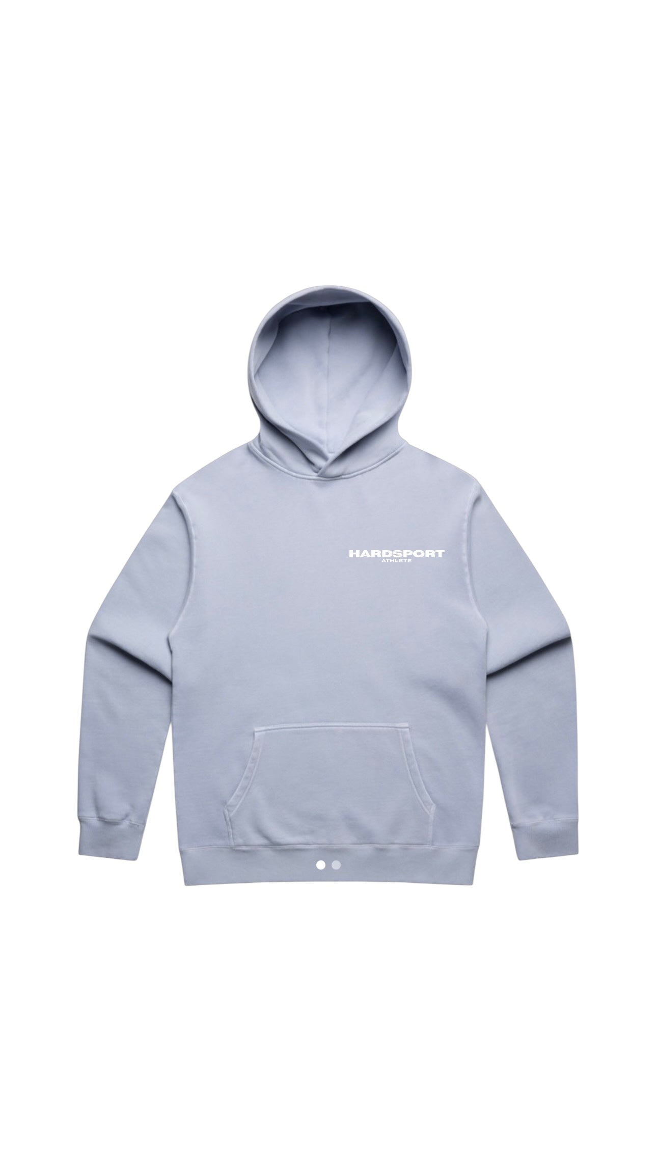 Hardsport Athlete Hooded Sweatshirt // Faded Baby Blue